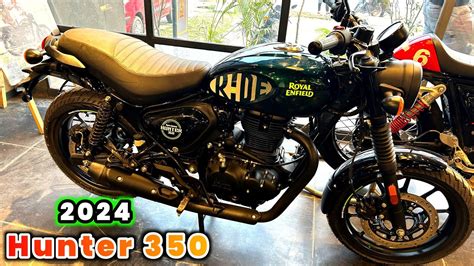 New Royal Enfield Hunter 350 Dapper Green 2024 Model 2024 Hunter 350