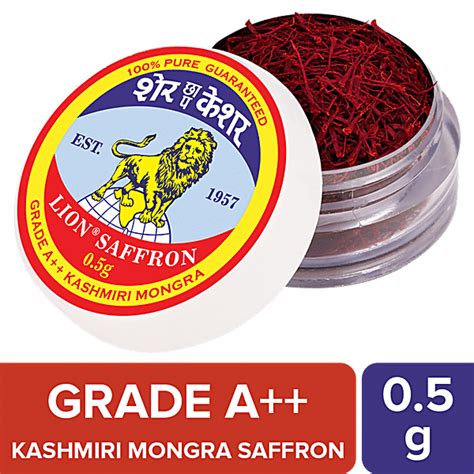 Buy Lion Saffron Kashmiri Mongra Kesar Grade A Used For Cooking