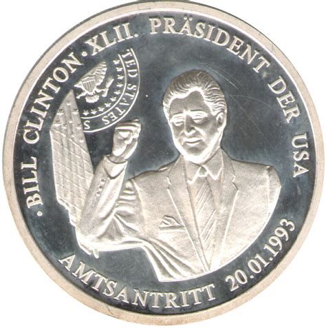 Token The Presidents Of The United States Bill Clinton Federal Republic Of Germany Numista