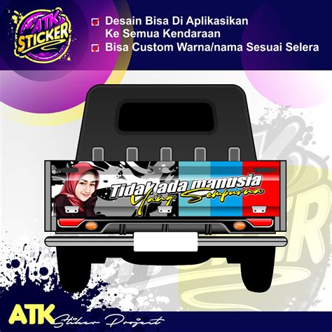 Jual Stiker Printing Stiker Grandmax Pintu Bak Belakang Stiker Pintu