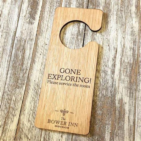 5 Packs Dnd Door Signs Do Not Disturb Wooden Door Hanging Signs