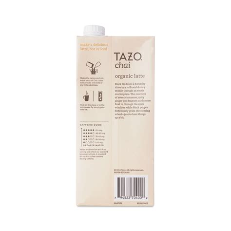 Organic Chai Latte Tea By Tazo Thrive Market