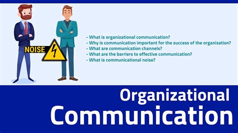 Introduction To Organizational Communication Important Concepts Youtube