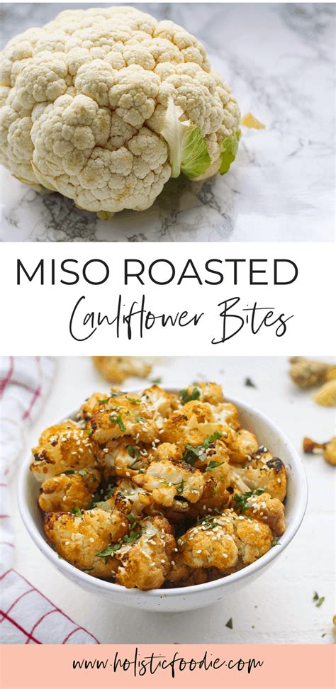 Miso Roasted Cauliflower Vegan Gluten Free