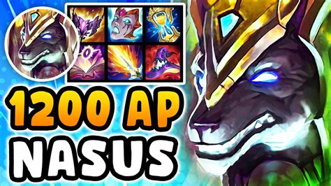 1200 Ap Nasus Jungle Melts Your Entire Team By Just Walking Into Them