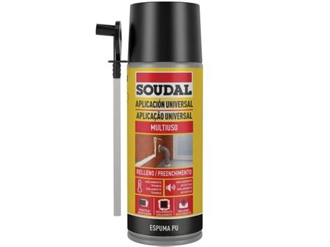 Spray Espuma de Poliuretano Universal Soudal 300 ml Metría