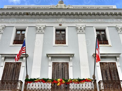 The Municipal Government Building of San Juan, Puerto Rico, built in