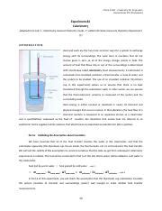 Calorimetry Lab Report Baysa Docx Chem Chemistry For