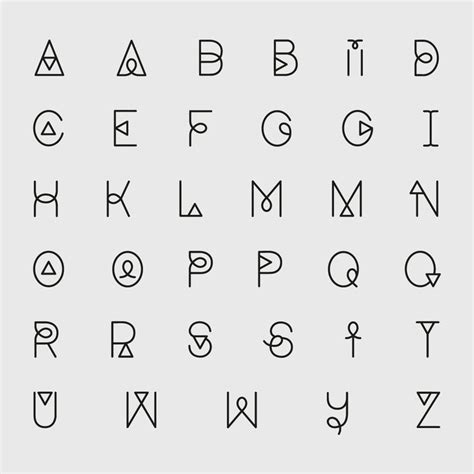 Alphabet Typography Alphabets Pinterest