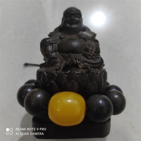 Jual Ukiran Gaharu Buaya Patung Buddha Maetraya Mi Le Fo Shopee Indonesia