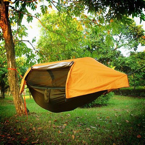 Portable Camping Hammock Mosquito Net Rain Cover Waterproof Windproof