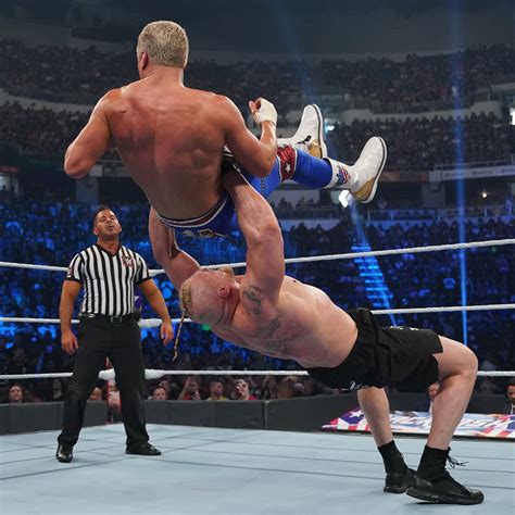 Cody Rhodes Vs Brock Lesnar Wwe Backlash Wwe Photo