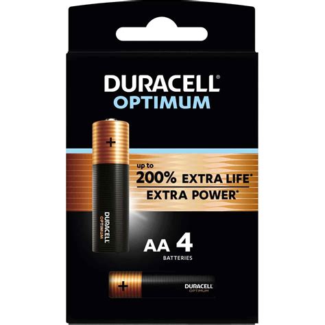 Duracell Alkaline Batterijen Optimum Vroeger Ultra Power Op Blister