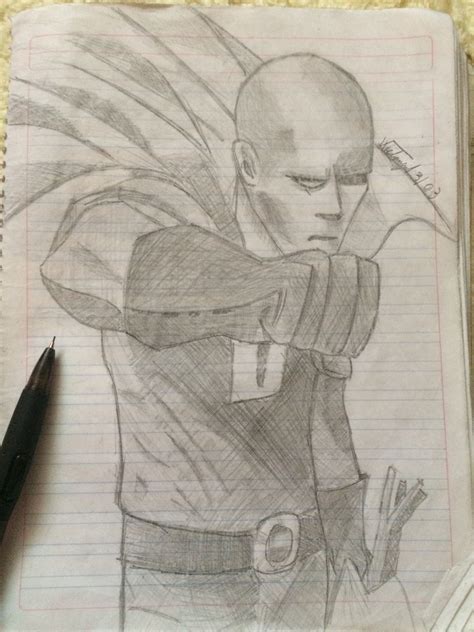 Saitama One Punch Man Dibujo Draw