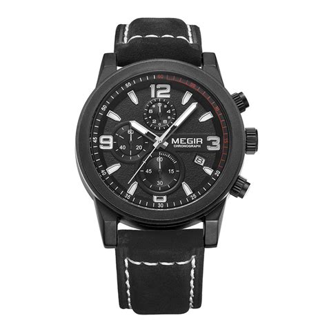 Megir New Luxury Waterproof Sports Chronograph Calendar Casual Watch