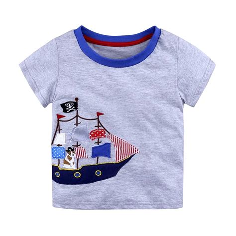 Boys Tops Summer 2018 Brand Children T shirts Boys Clothes Kids Tee Shirt 100% Cotton Character ...