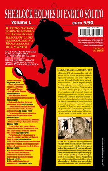 In Edicola E In Ebook Sherlock Holmes Di Enrico Solito Un Anno Di