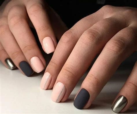 Однотонный Маникюр На Короткие Ногти Без Дизайна — Richnail.ru