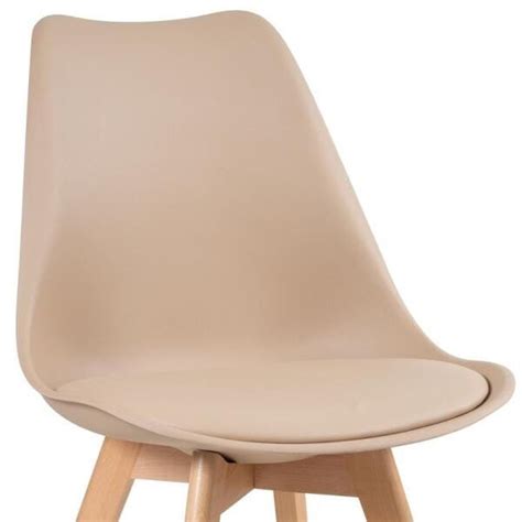 Conjunto De Mesa Redonda Leda Cm Preto Cadeiras Estofadas Leda Nude MadeiraMadeira