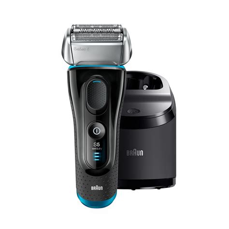 Braun Series 5 5190cc Mens Electric Foil Shaver With Clean And Charge System Wet And Dry Pop Up