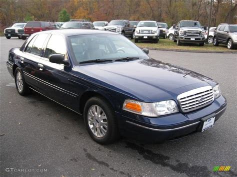 2003 Dark Blue Pearl Ford Crown Victoria Lx 55875364 Photo 4