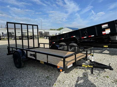 2024 Big Tex Trailers 35SA 12 Utility Trailer Custom Way Trailer