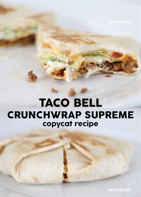 Homemade Taco Bell Crunchwrap Supreme Recipe