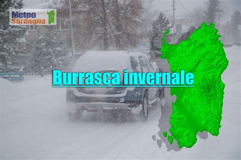 Meteo anche in Sardegna sarà burrasca invernale METEO SARDEGNA