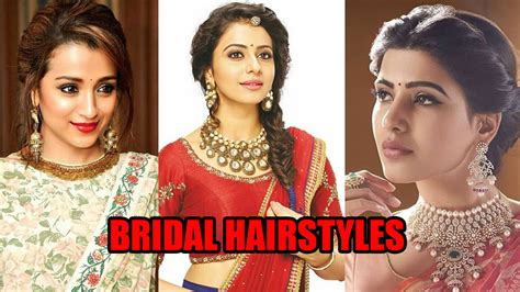 Bridal Inspiration Learn These Bridal Hairstyles From Trisha Krishnan