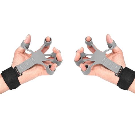 Finger Gripper Przyrząd do Ćwiczenia Palców Dłoni Szary 2 sztuki ...