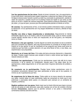 Lineamientos Foros PDF Descarga Gratuita