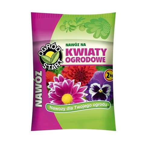 NAWÓZ DO KWIATÓW OGRODOWYCH ROŚLIN KWITNĄCYCH GRANULOWANY 2kg OGRÓD