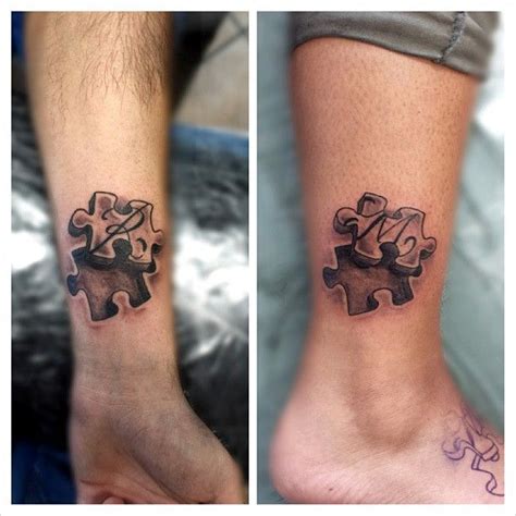 Puzzle Piece Tattoos For Couples Kaynranulf