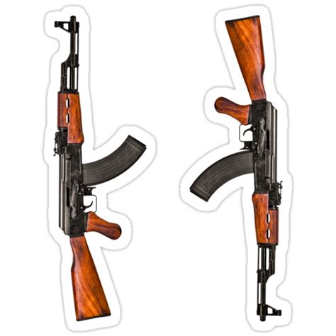 Ak47 Sticker Set Stickers By Libertymaniacs Redbubble