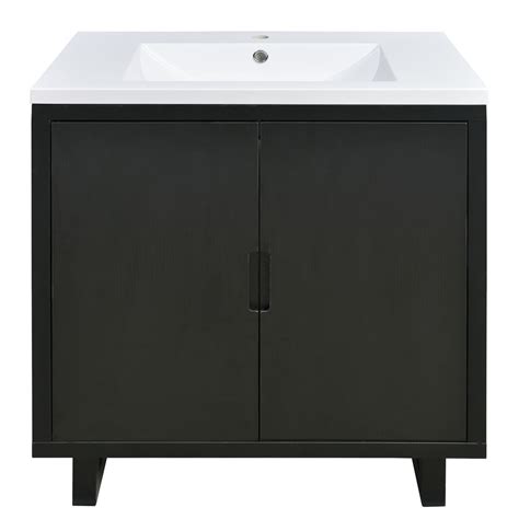 Ebern Designs Meuble Lavabo Simple Autoportant Avec Plateau En R Sine