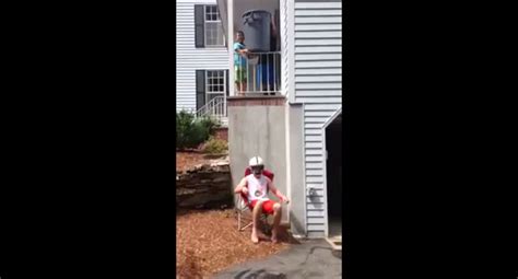 Guy Destroys His Neck When Ice Bucket Challenge Goes Horribly Wrong