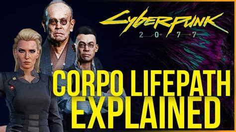 Cyberpunk Lore Corporate Lifepath Explained Youtube