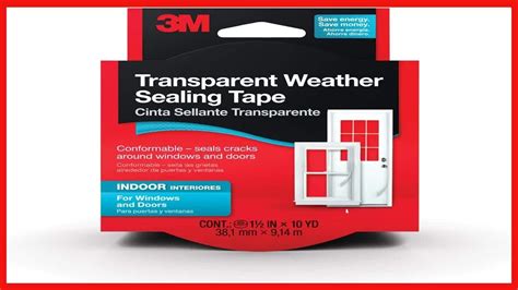 Great Product 3M Interior Transparent Weather Sealing Tape For