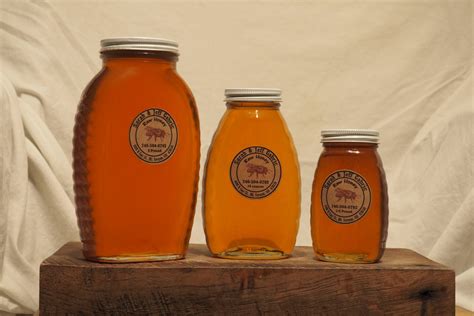 Honey Case Of 24 One Pound Glass Jars My Bee Supply Llc