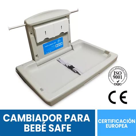 CAMBIADOR DE BEBÉ PEGABLE HORIZONTAL SAFE PLÁSTICO ABS EXORIAM 50cm x ...