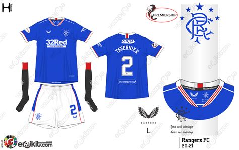 Kit Design By Eroj Rangers Home