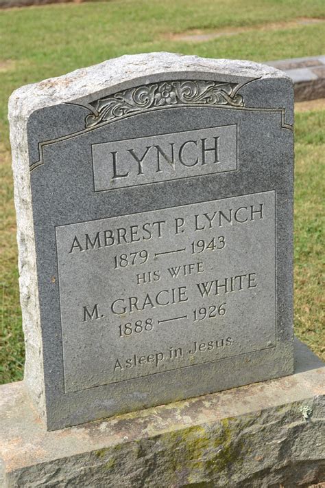 Ambrest Poindexter Lynch Monumento Find A Grave