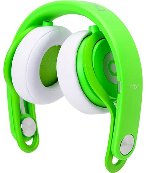 Beats By Dre Mixr Limited Edition Neon Green Headphones Zumiez