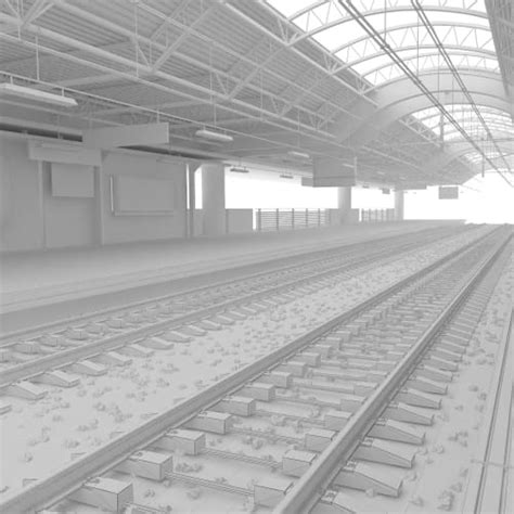 Railway Station 33 Am223 Archmodels Evermotion