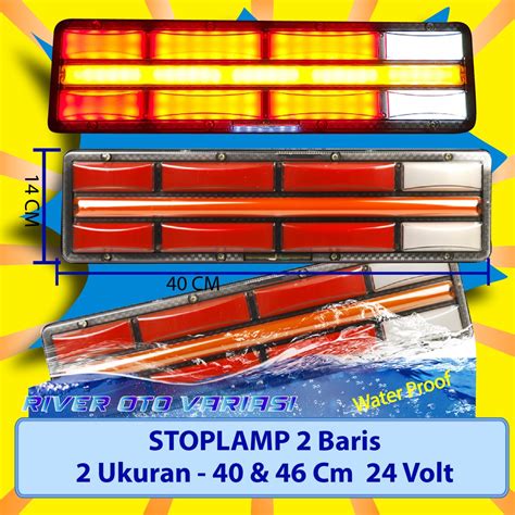 Jual Stop Lamp Truk Baris Cm Volt Lampu Belakang Stoplamp Rem