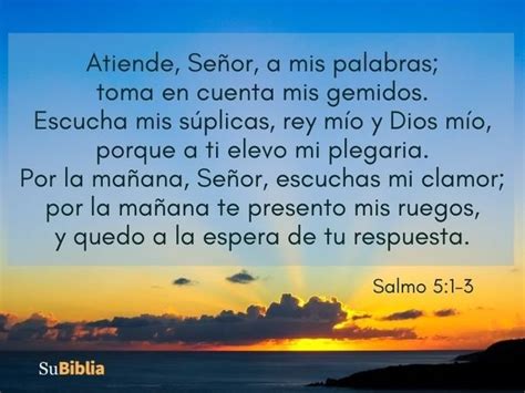 Salmo 5 oración de la mañana La Luz de la Religión