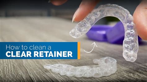 How To Clean A Clear Retainer Other Retainer Instructions YouTube