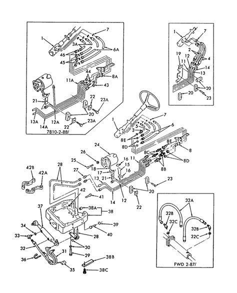 Cyl Ag Tractor A Steering System