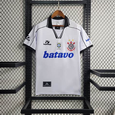 Retro Versão 1999 Corinthians home S XXL Tailandesa Da Camisa De