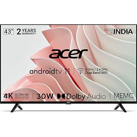 Acer Cm Inches Advanced I Series K Ultra Hd Smart Led Google